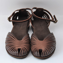 【アウトレット】ballet sandals (natural leather) 6枚目の画像