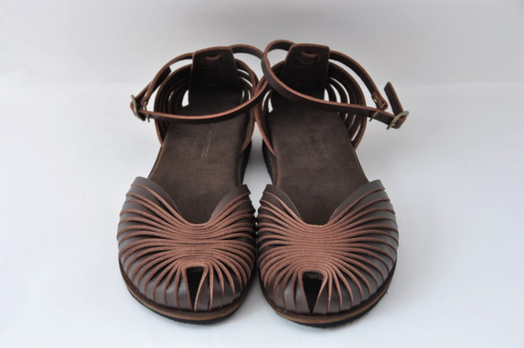 【アウトレット】ballet sandals (natural leather) 6枚目の画像