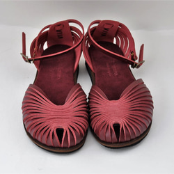 【アウトレット】ballet sandals (natural leather) 6枚目の画像
