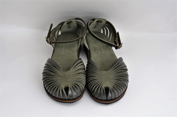 【アウトレット】ballet sandals (natural leather) 6枚目の画像