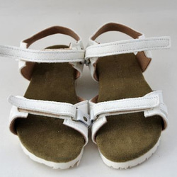 ＃德山鞋：“BSA”白色絨面革 第7張的照片