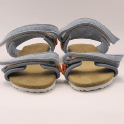#Tokuyama鞋子：“BSA”淺灰色絨面革 第4張的照片