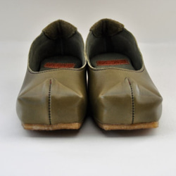 【受注制作】SQUARE shoes (natural leather) 7枚目の画像