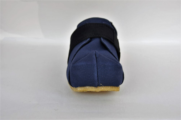 SQUARE slip-on sneakers #倉敷帆布  #受注製作　＃天然素材 4枚目の画像