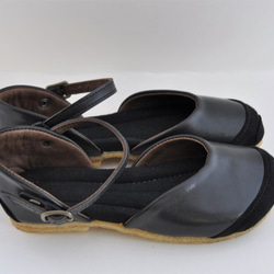 ROUND sandals #natural leather 3枚目の画像