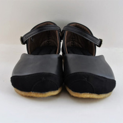 ROUND sandals #natural leather 5枚目の画像