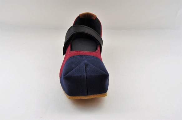 SQUARE strap-shoes #倉敷帆布 #受注製作 5枚目の画像