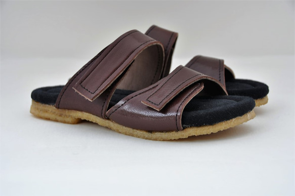 natural sandals  #natural leather 1枚目の画像