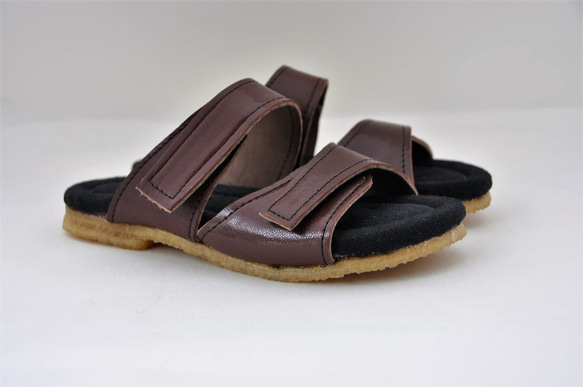 natural sandals  #natural leather 2枚目の画像