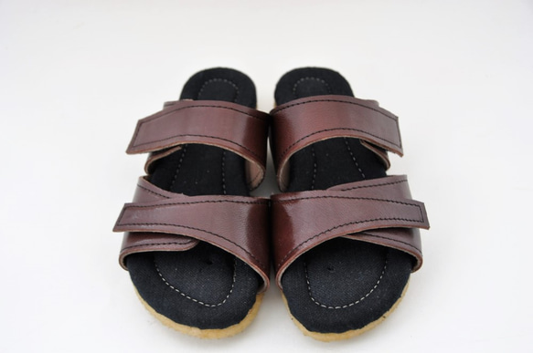 natural sandals  #natural leather 7枚目の画像