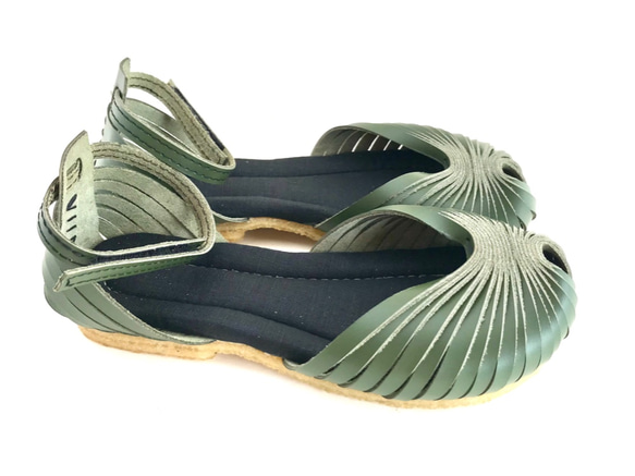 STRAP sandals #natural leather #受注製作 #天然素材 4枚目の画像