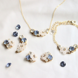 冰花與淺藍寶石耳環 第6張的照片