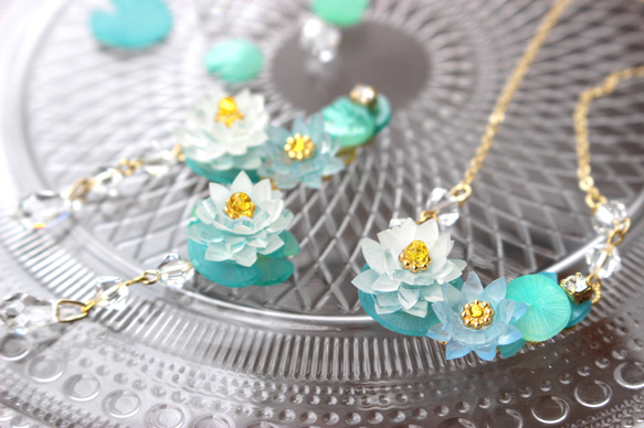 睡蓮項鍊 第2張的照片