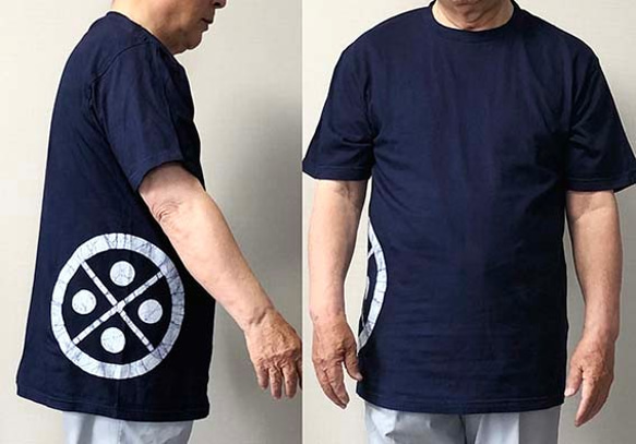 88歳「米寿」お祝いTシャツローケツ手染め／サイズS〜XL 3枚目の画像