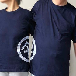 80歳「傘寿」お祝いTシャツローケツ手染め／サイズS-XL 3枚目の画像