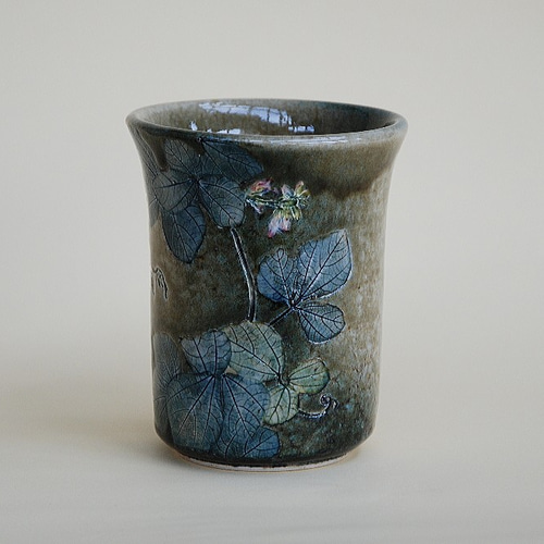 草花に永遠の命を吹き込む「草木捺彩陶」 ティーカップ 蒼土窯 通販