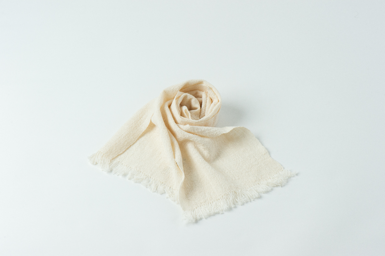 水俣綿手紡ぎ手織りストール
