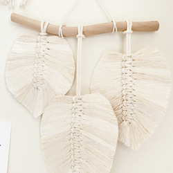 Macrame 羽毛掛飾 壁掛【Macrame Feathers Wall Hanging】 第3張的照片