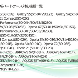 スマートフォンケース【イニシャル、名入れ】レザー調プリント/ハードタイプ【受注生産】 5枚目の画像