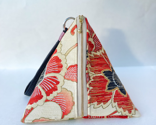 d*3様 相良刺繍帯 六角形花模様 帯専用箱付き 楽天市場】相良刺繍（種類（帯）袋帯）の通販