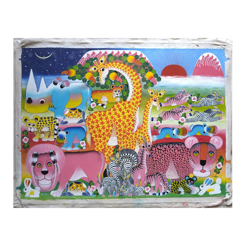 ティンガティンガアート 動物の絵画 ティンガティンガ・アート展 | Osaka Art & Design 2025