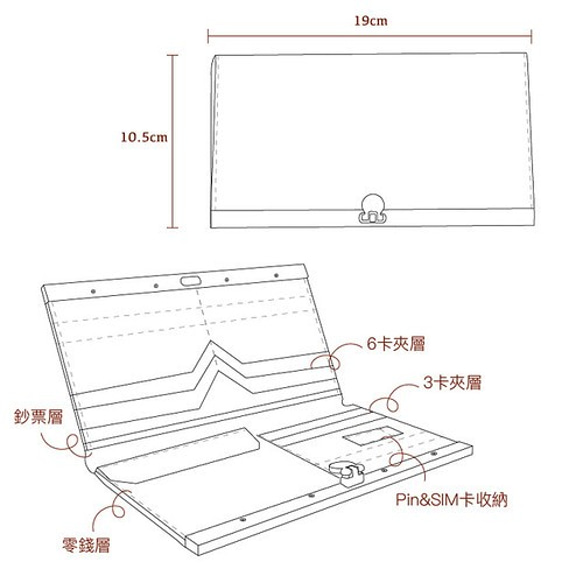 とうとう【透明ロングクリップ】ラベンダーパープル・・・無地／布 6枚目の画像