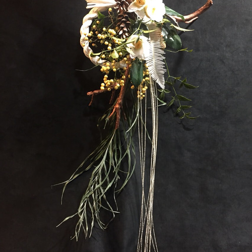 お正月飾り＊白南天 しめ縄・しめ飾り casico bridal＊* 通販 3265149