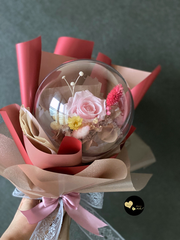 韓国風バルーンブーケ、ウェーブボールブーケ、バレンタインデーブーケ、卒業式ブーケ、誕生日ブーケ、不滅の花、永遠の花 4枚目の画像
