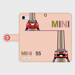 MY MINI 3-2 ミニクーパー スマートフォン ウォレットケース 1枚目の画像