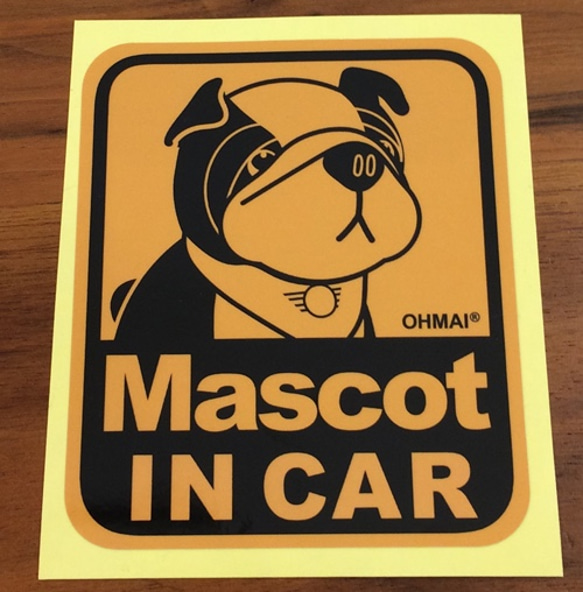 Mascot IN CAR ステッカー 1枚目の画像