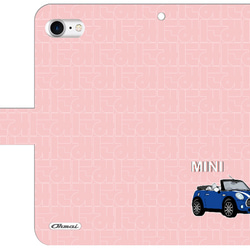 MY MINI -D ミニクーパー スマートフォン ウォレットケース 3枚目の画像