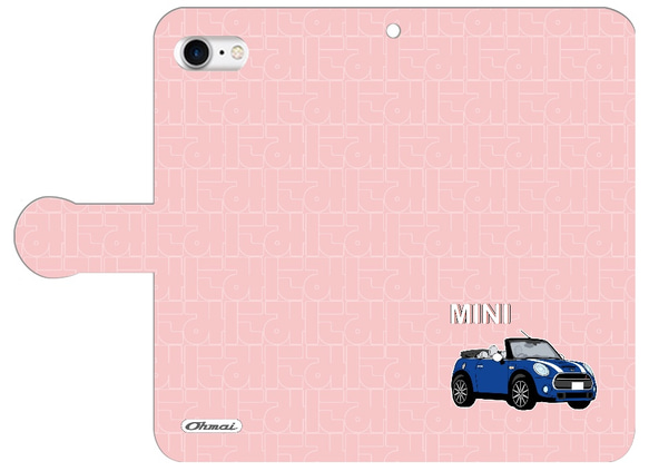 MY MINI -D ミニクーパー スマートフォン ウォレットケース 3枚目の画像