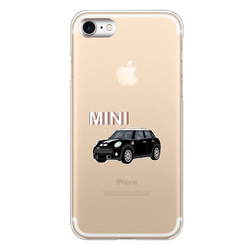 MY-MINI-D iPhone アイフォン クリアカバー ミニクーパー 1枚目の画像
