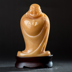 【ARTFINITY™】Golden Jade Maitreya (longevity and blessing) 1枚目の画像