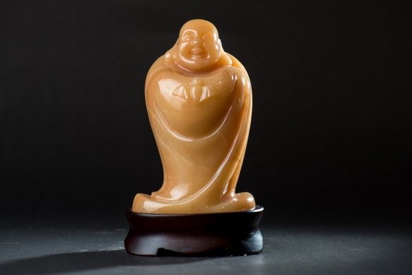 【ARTFINITY™】Golden Jade Maitreya (longevity and blessing) 2枚目の画像