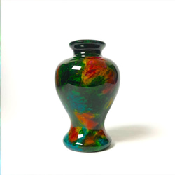 【大藝石代 ARTFINITY】Rainbow Jade Craft Vase 4枚目の画像