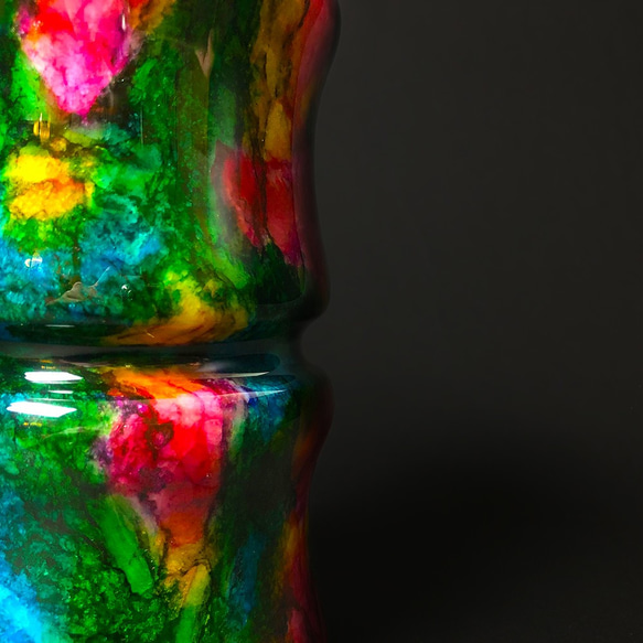 【大藝石代 ARTFINITY】Rainbow Jade Craft Vase 8枚目の画像