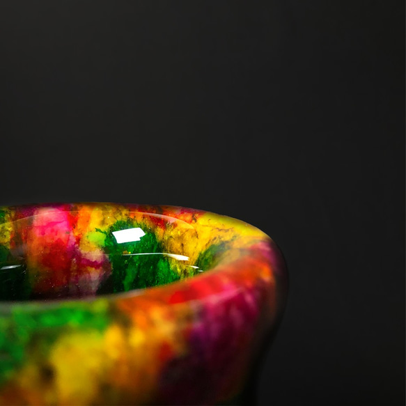 【大藝石代 ARTFINITY】Rainbow Jade Craft Vase 9枚目の画像