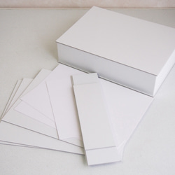 ヨーロッパスタイルのカルトナージュボックス A4サイズ台紙セット