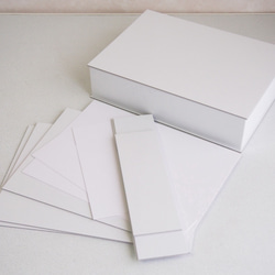 ヨーロッパスタイルのカルトナージュボックス A4サイズ台紙セット