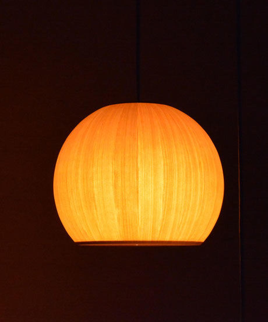 ひのきの灯り　marimoFK ペンダントランプ