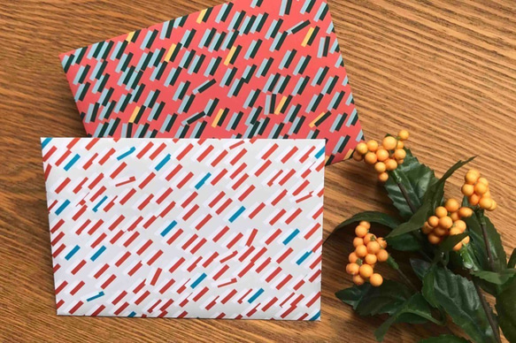 【２枚セット500円】ダウンロード送料無料☆ 小雨 デザインペーパー　包装紙 ラッピング ブックカバー 3枚目の画像