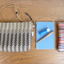 サコッシュ　シルクスクリーン　ナナメボウ 5枚目の画像