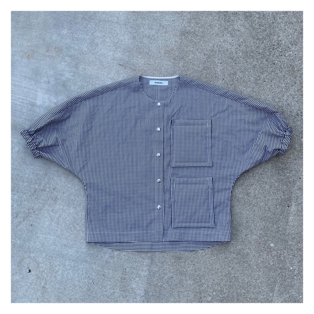 ギンガムチェックシャツ