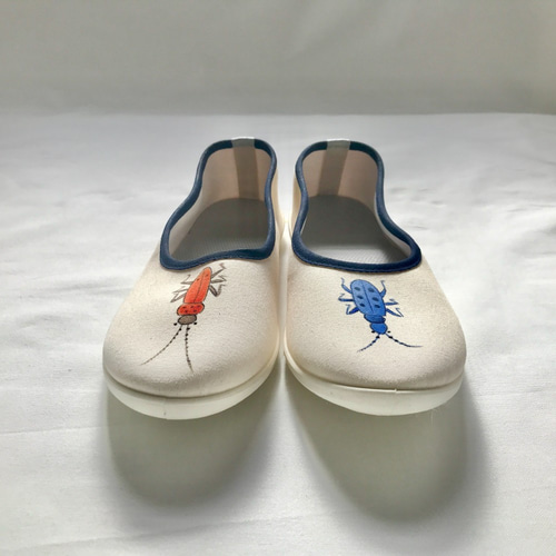 24.5cm ◇主役になる靴◇ オリジナルフラットシューズ むしのくつ 