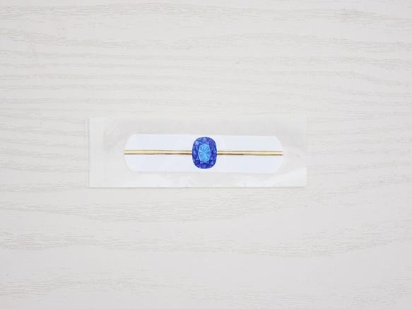 【九月】藍寶石繃帶戒指 第3張的照片