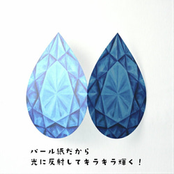 【三月】海藍寶石生日卡（2組） 第3張的照片