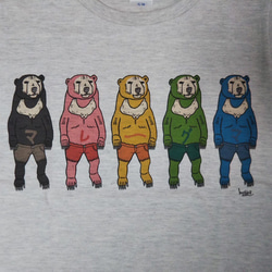 【ご予約受付中】「マレー５」Tシャツ （マレーグマ）  【 サイズ×カラーを選べるオーダーメイド Tシャツ】 2枚目の画像
