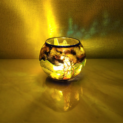 星座シリーズ 山羊座と水瓶座のキャンドルホルダー キャンドル