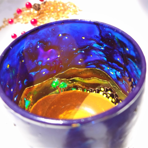 キリスト降誕キャンドルホルダー【三人の博士とベツレヘム】